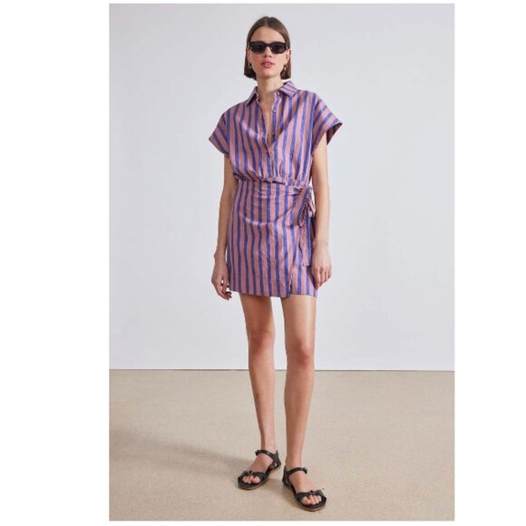 Apiece Apart Catania Wrap Mini Dress - Picture 1 of 10